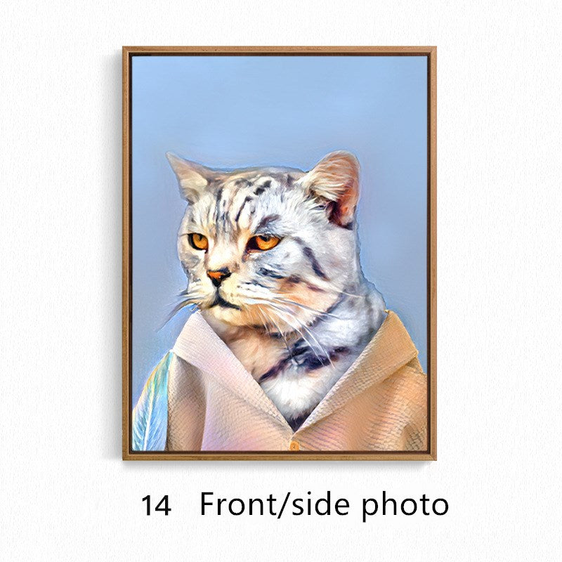 Personalized pet portraits 14style 32x42cm