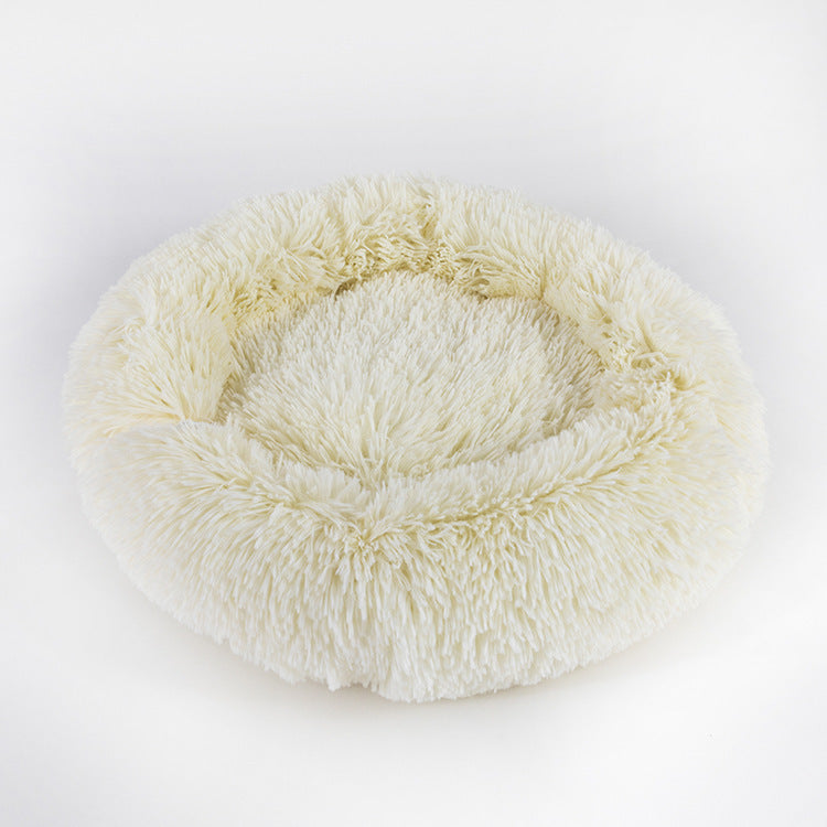 Pet sleep bed white