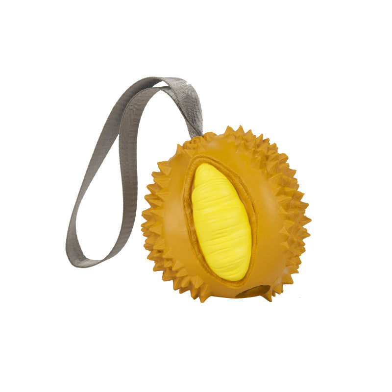 Funny Fruits Shape Dog Toy Pet Teeth Clean Molar Teeth Chew Bite Pet Toys Pets Products Gift Gold Yellow