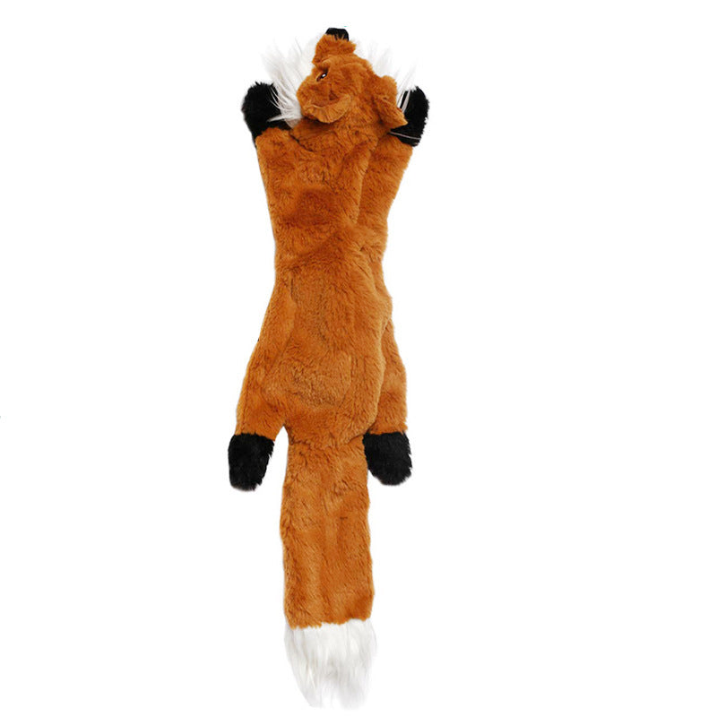 Animal Skin Toys Pet Sounding Plush Toys fox