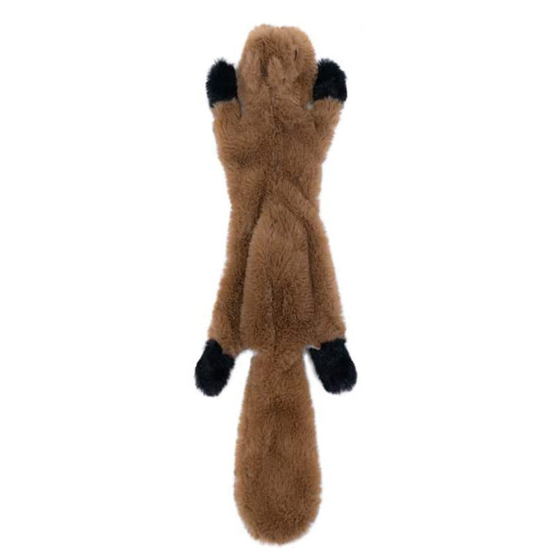 Animal Skin Toys Pet Sounding Plush Toys squirrel