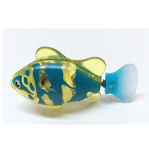 Cat Interactive Electric Fish Water Toy For Indoor Play Swimming Robot Fish Toys For Cat Dog Pet Baby Swimmer Bath Robofish Toys Pattern yellow 1PC