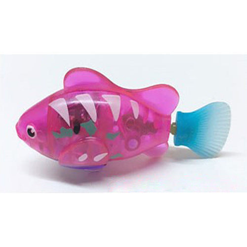 Cat Interactive Electric Fish Water Toy For Indoor Play Swimming Robot Fish Toys For Cat Dog Pet Baby Swimmer Bath Robofish Toys Cute pink 1PC