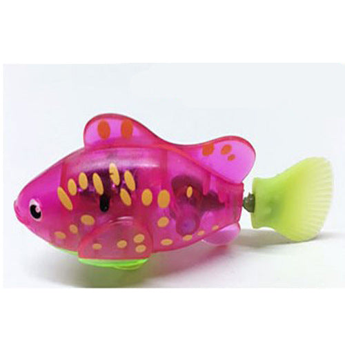 Cat Interactive Electric Fish Water Toy For Indoor Play Swimming Robot Fish Toys For Cat Dog Pet Baby Swimmer Bath Robofish Toys Spot powder 1PC