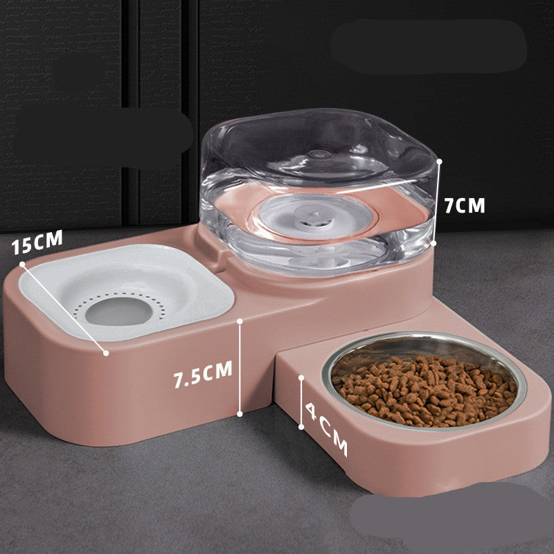 Water Dispenser Is Mobile And Unplugged Automatic Water Feeder For Pets Pink 2 Style