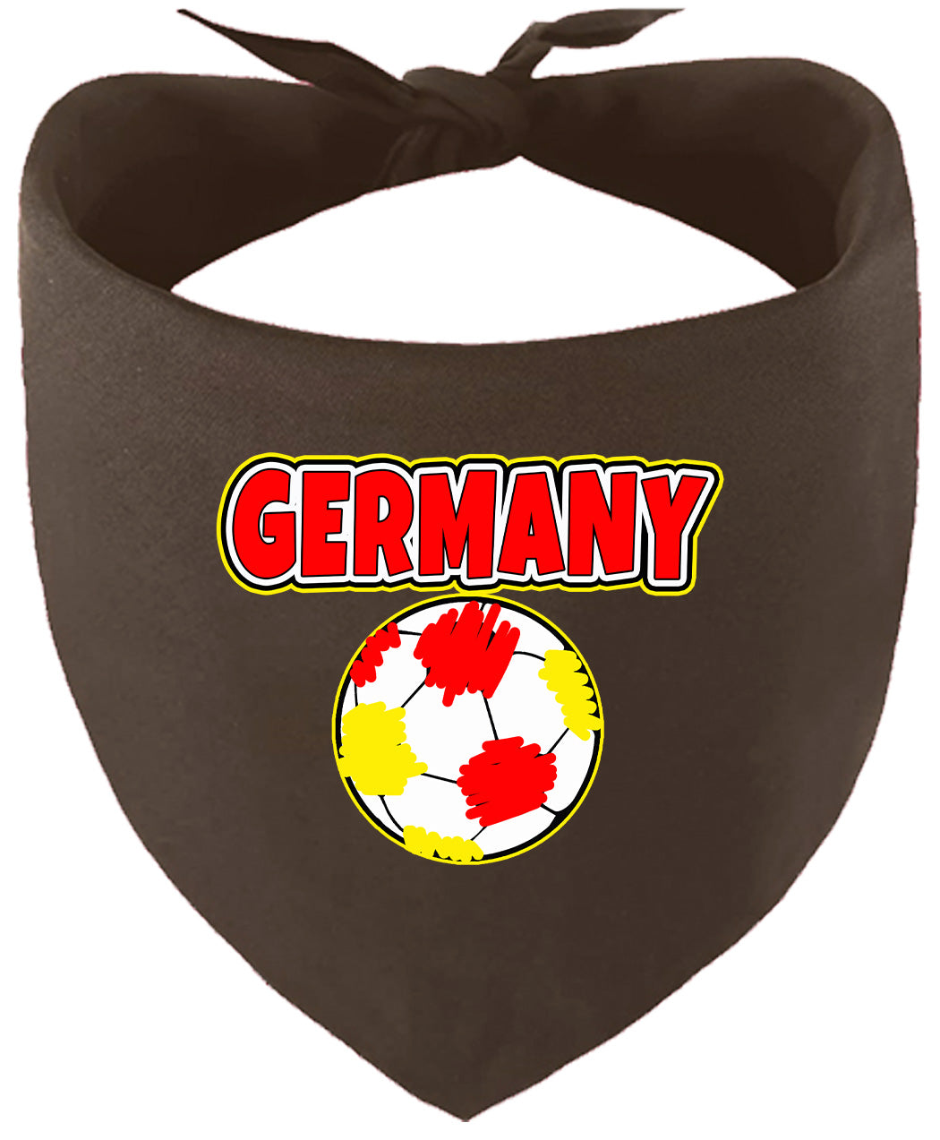 Germany Soccer Pet Bandana Cocoa