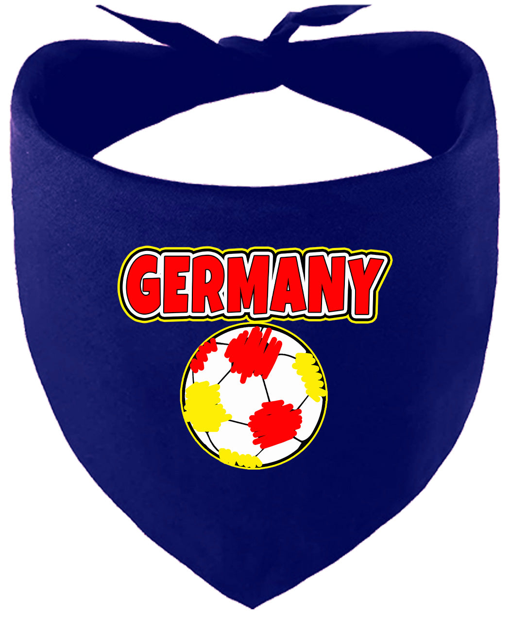 Germany Soccer Pet Bandana Navy Blue