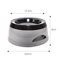 Dog Water Bowl Traveling Car Bowl Anti-skid Splash-proof And Non-wet Mouth Pet Products Grey