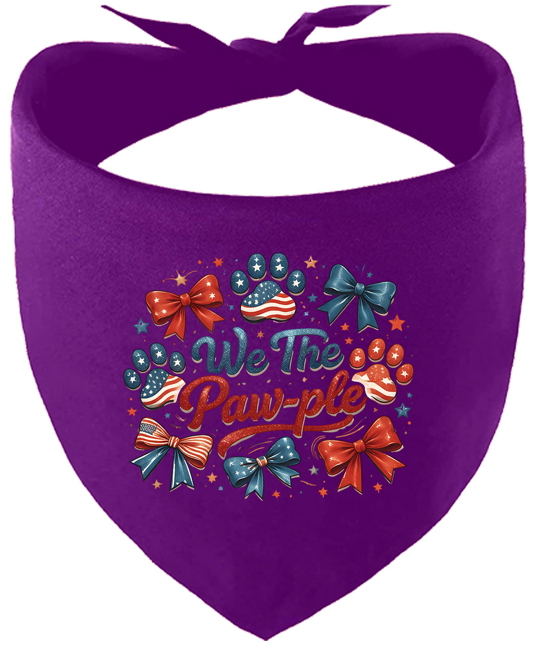 We the Pawple Pet Bandana Purple