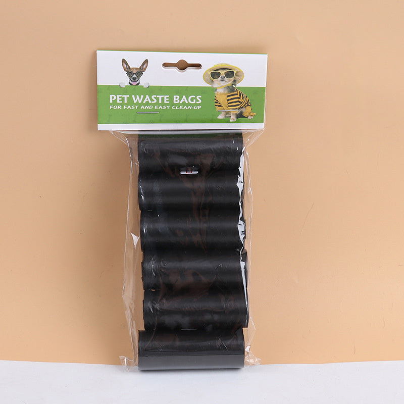 Automatic Portable Toilet When Pets Go Out Black poop bag Six juan