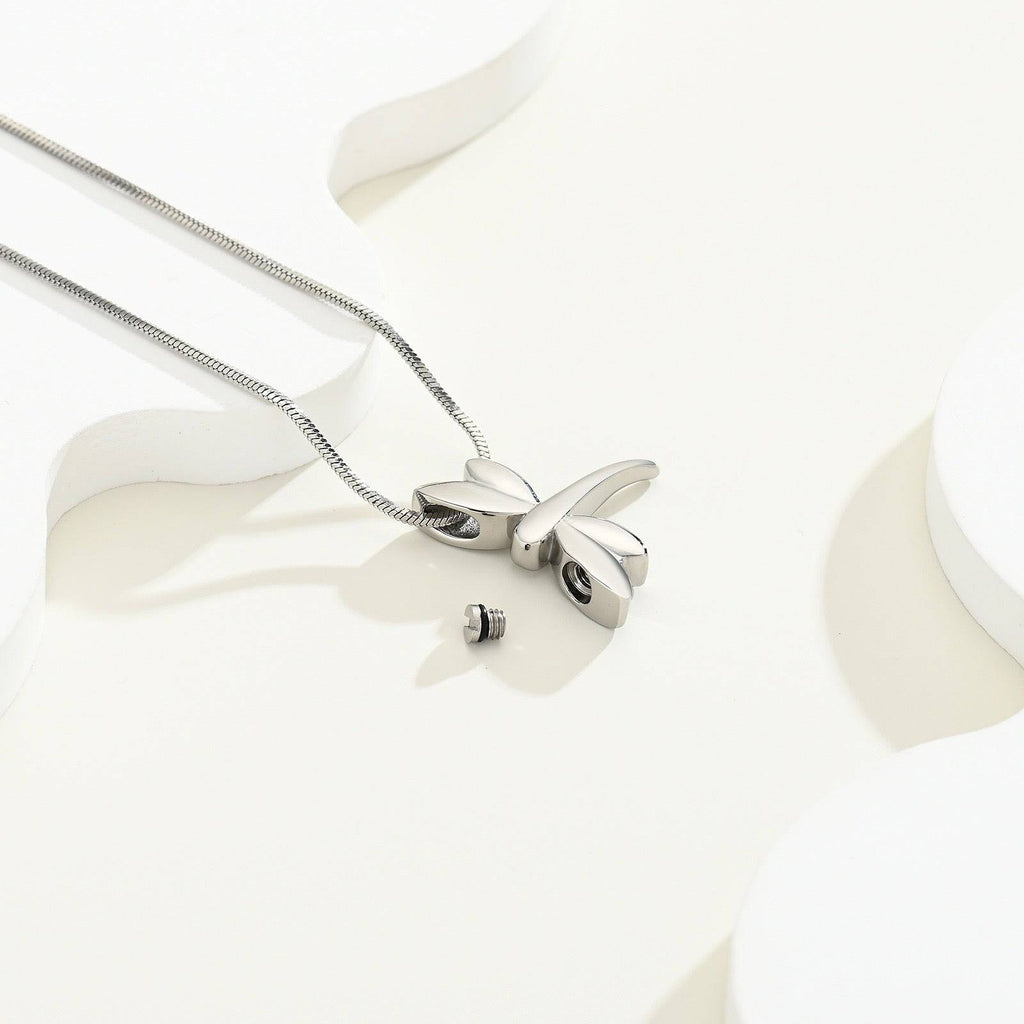 Sleek Dragonfly Ashes Necklace Pendant