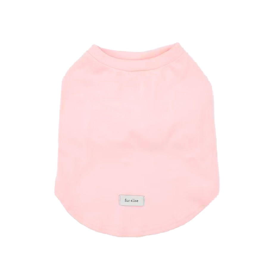 Fur Elise Spoiled Mock Neck Shirt — Cupid’s Blush