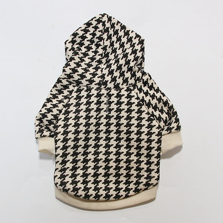 Pet clothing, dog clothes, supplies Houndstooth