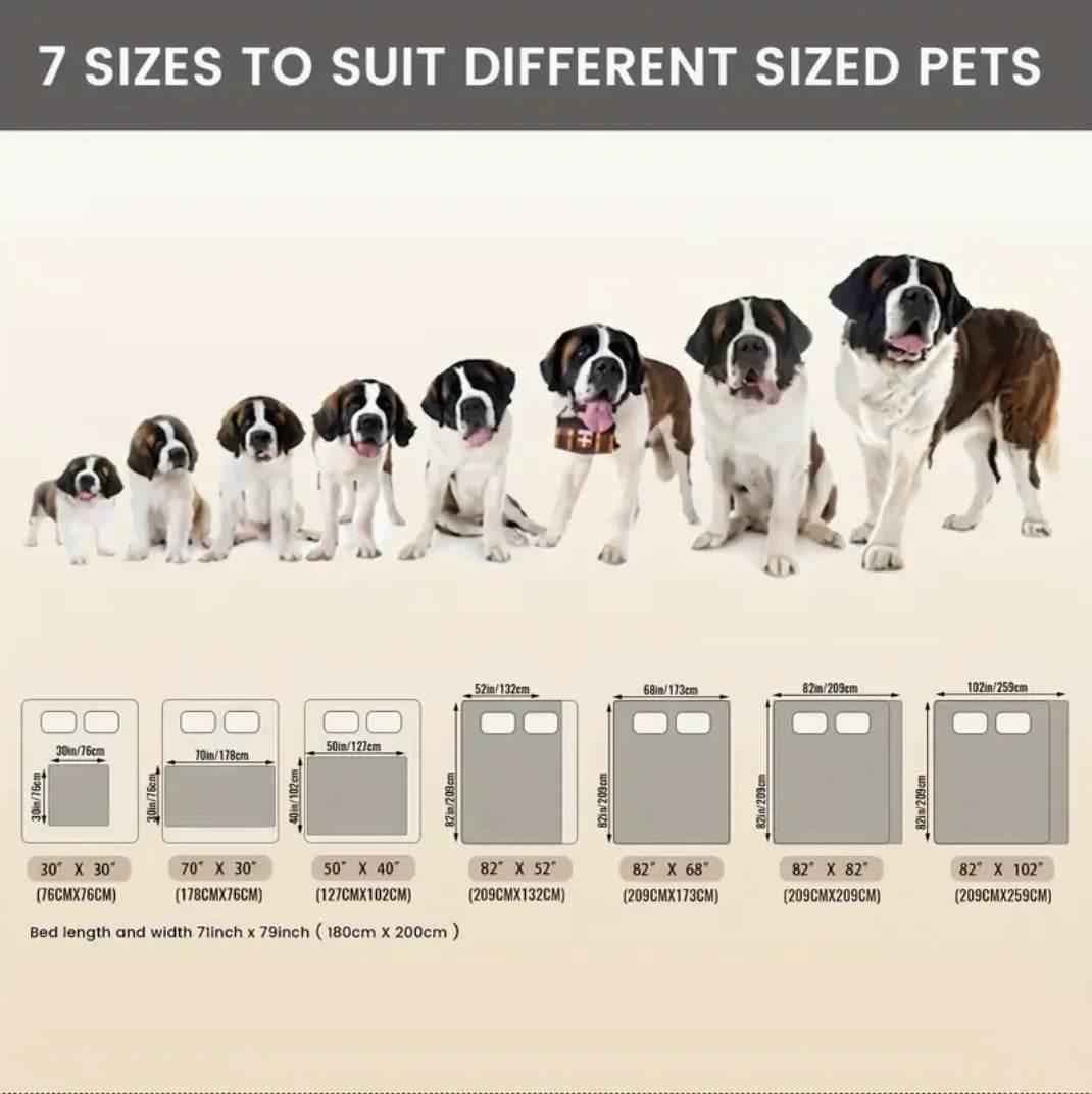 Waterproof Reversible Rainbow Pet Bed Cover