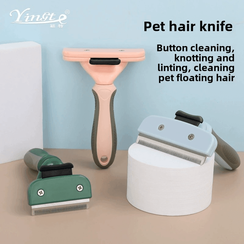 Ultimate Dog Deshedding Brush Tool pink
