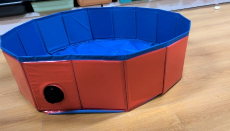 Pet Pool Dog Swimming Pool Foldable Large Dog Bath Supplies Red