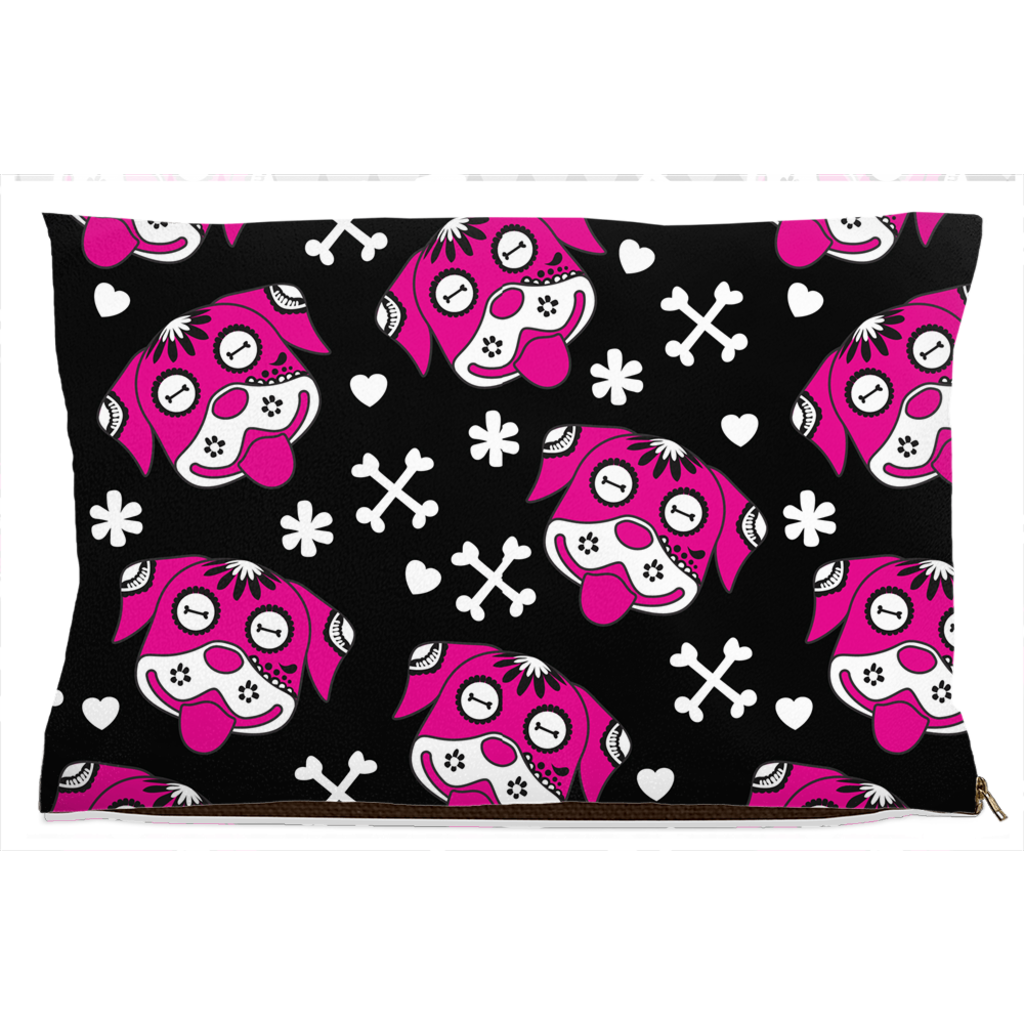 Day of the Dog Pink Dog Bed Fleece 18x28 inch