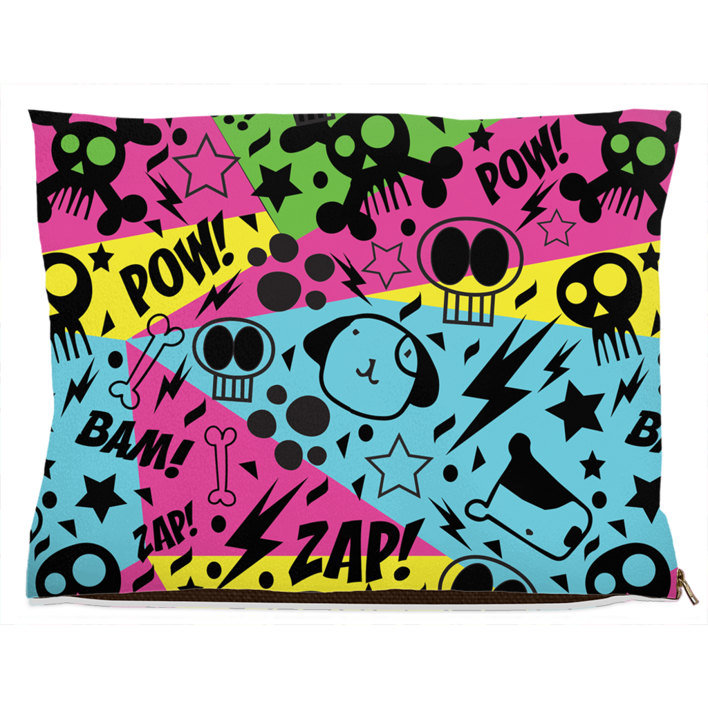 Graffiti Dog Bed Fleece 30x40 inch