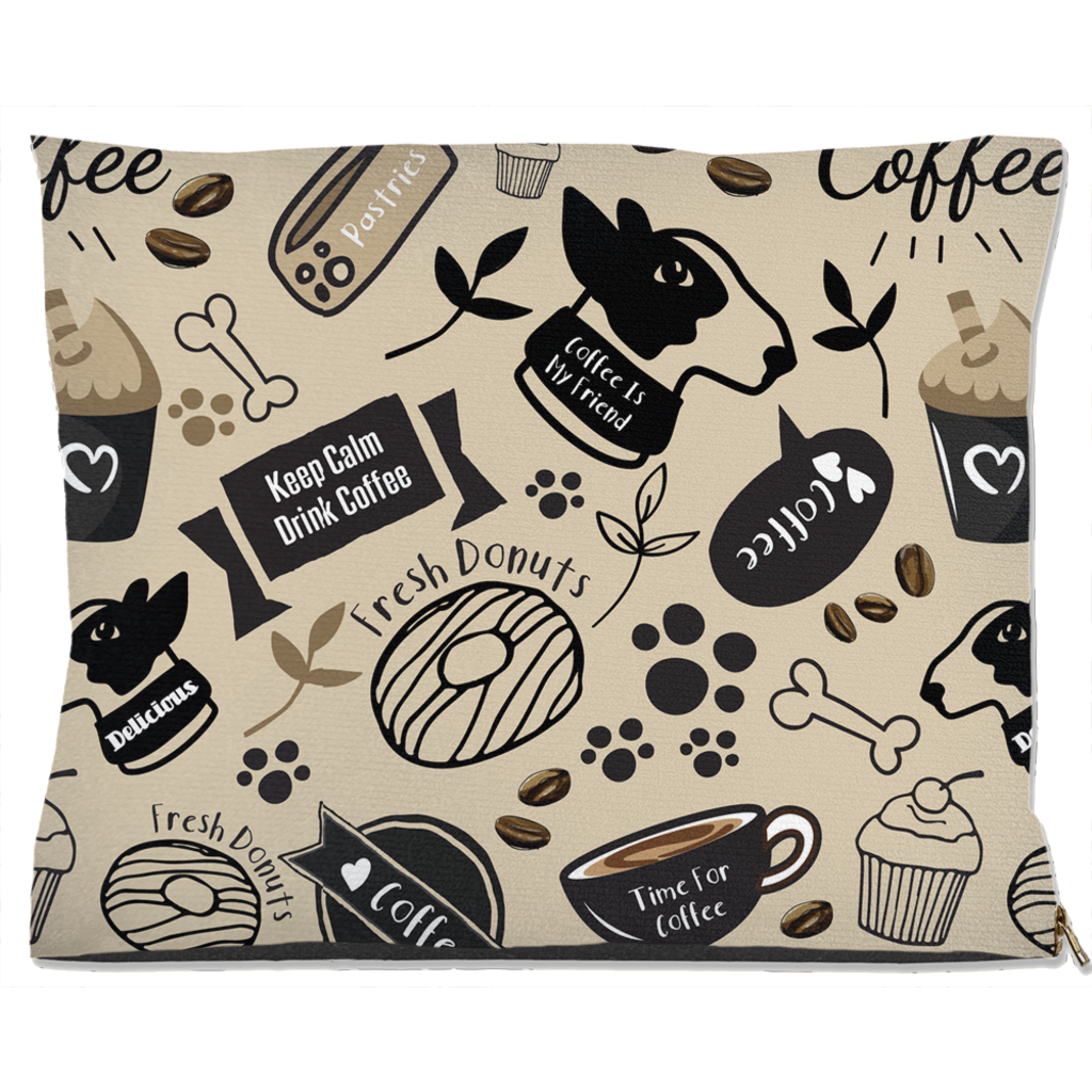 Caffeinated Canine Dog Bed Water Resistant 40x50 inch