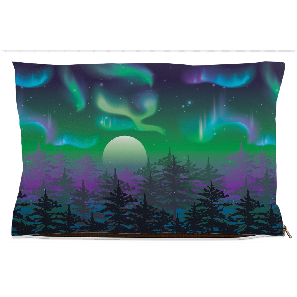 Northern Lights Dog Bed Fleece 18x28 inch