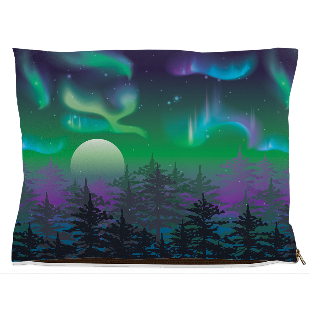 Northern Lights Dog Bed Fleece 30x40 inch