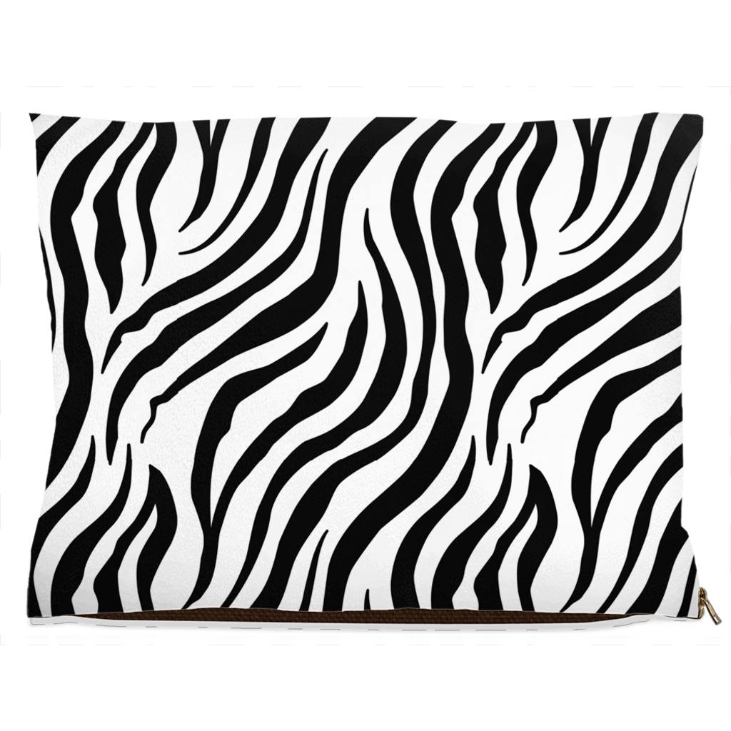 Zebra Print Dog Bed Fleece 30x40 inch