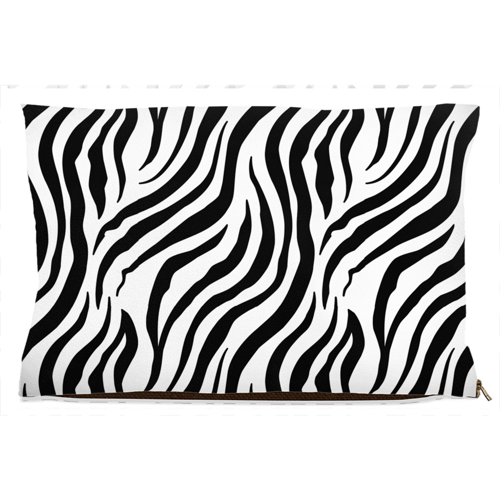 Zebra Print Dog Bed Fleece 18x28 inch