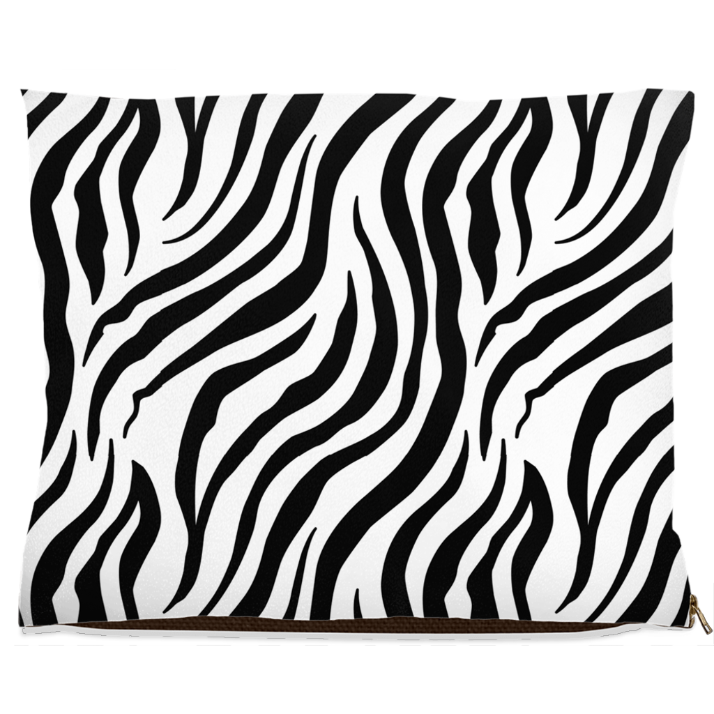 Zebra Print Dog Bed Fleece 40x50 inch