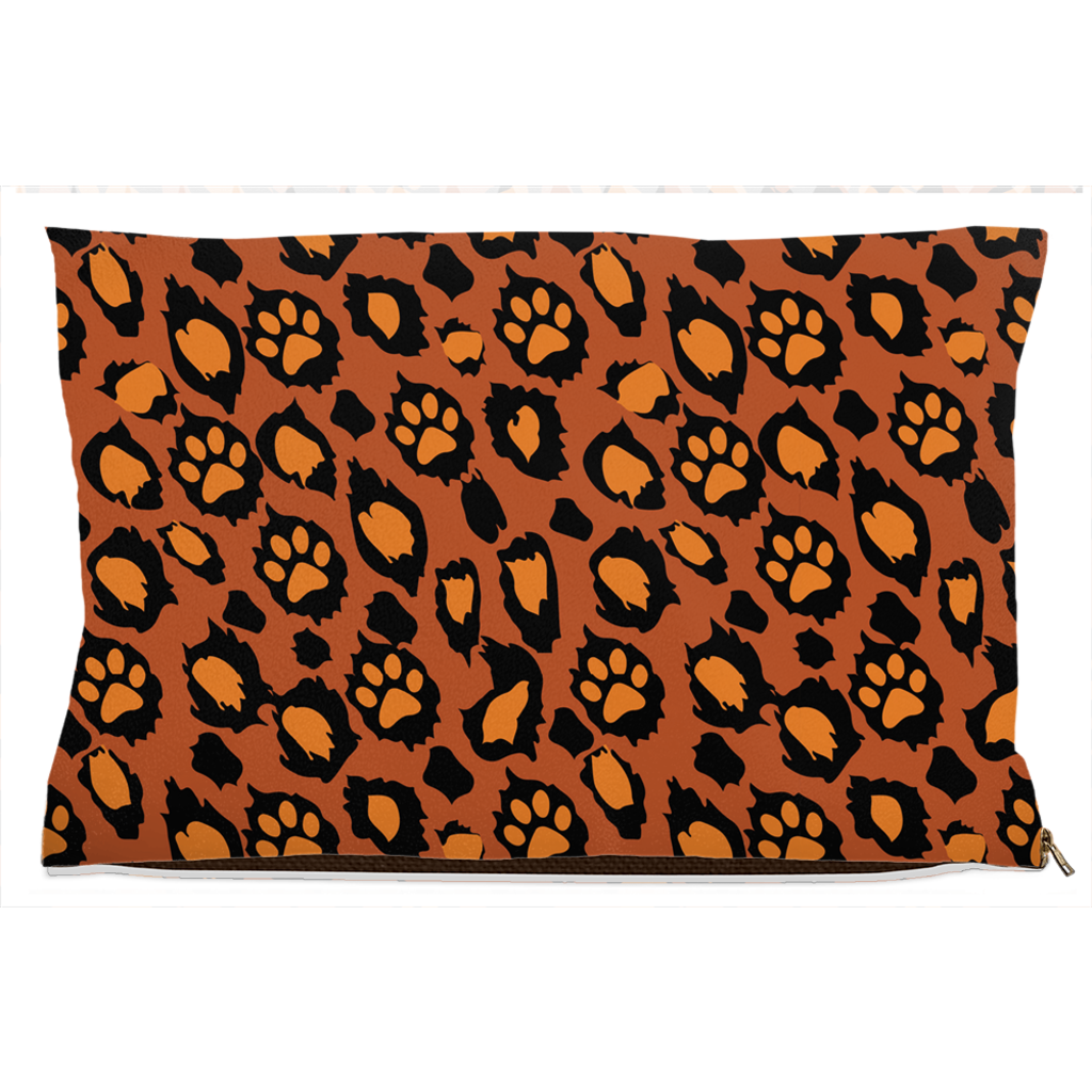 Leopawd Skin Dog Bed Fleece 18x28 inch