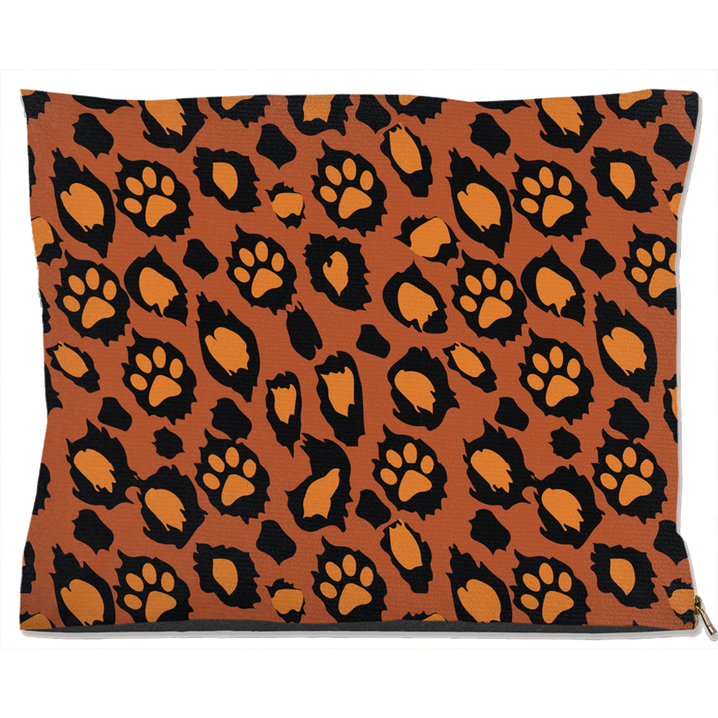 Leopawd Skin Dog Bed Water Resistant 40x50 inch