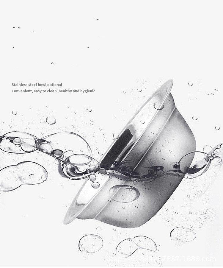 The Hydrapaws Automatic Pet Water Dispenser Plus Bowl: Eco-Friendly, Non-Electric, And High Capacity Stainless Steel Bowl