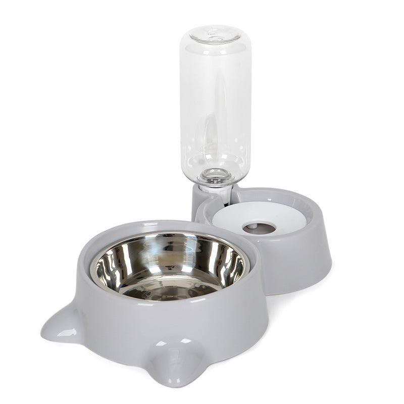 The Hydrapaws Automatic Pet Water Dispenser Plus Bowl: Eco-Friendly, Non-Electric, And High Capacity Grey