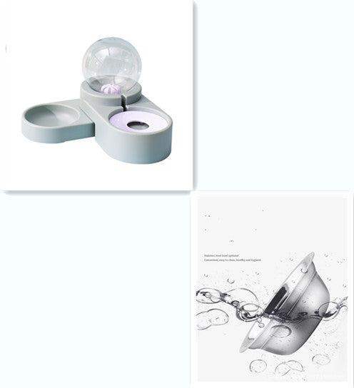 The Hydrapaws Automatic Pet Water Dispenser Plus Bowl: Eco-Friendly, Non-Electric, And High Capacity Green With A Bowl