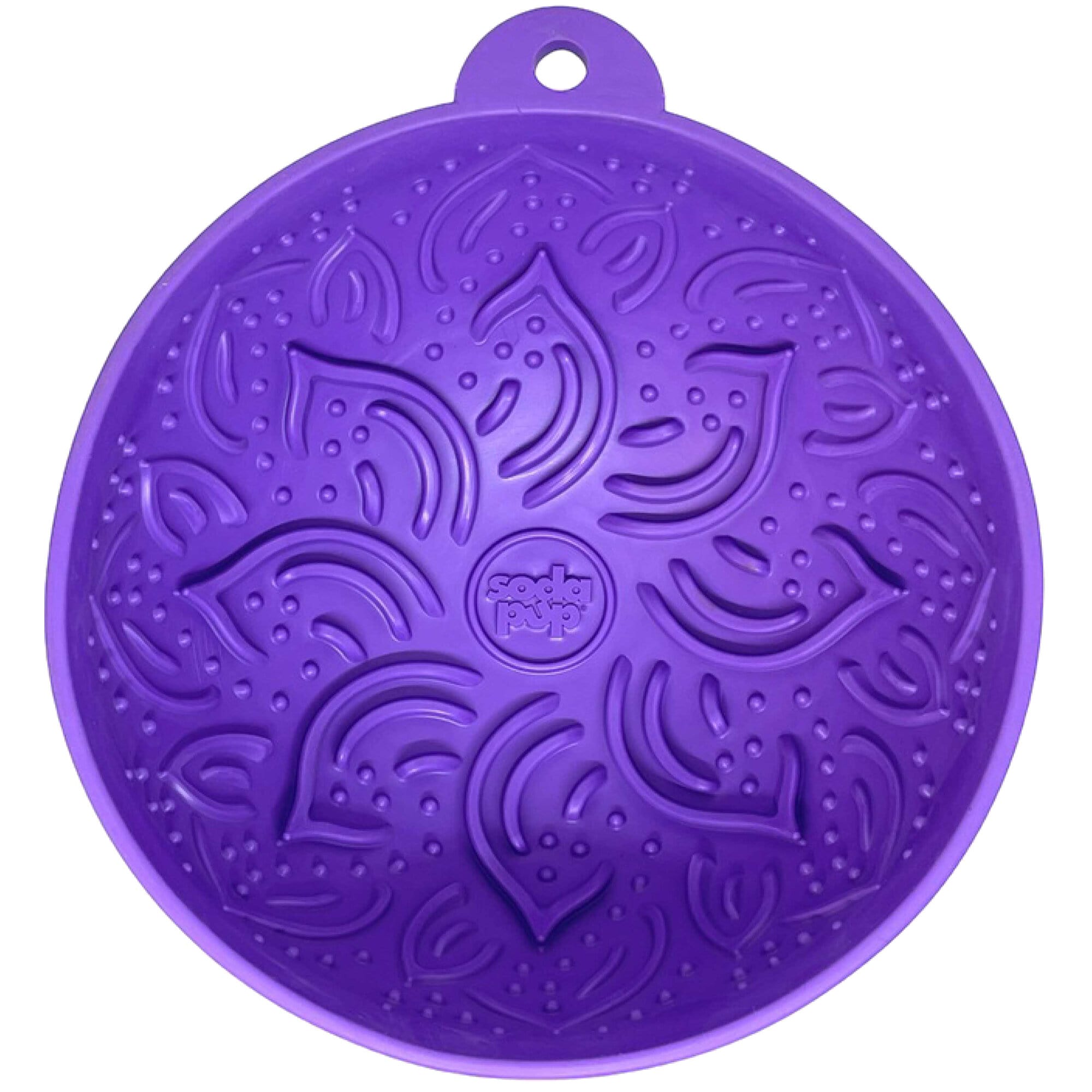 Garden of Eatin' Tipsy Bowl - Wobble Lick Mat for Dogs & Cats | USA Made Purple Garden of Eatin' Tipsy Bowl