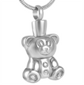 Teddy Bear Ashes Necklace Pendant