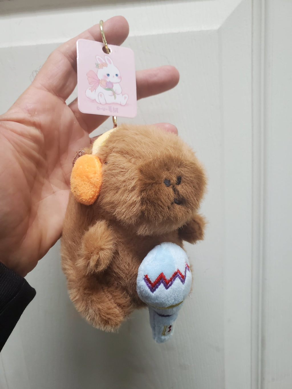Capybara Stuffed Animals w/keychain Karaoke