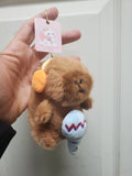 Capybara Stuffed Animals w/keychain Karaoke
