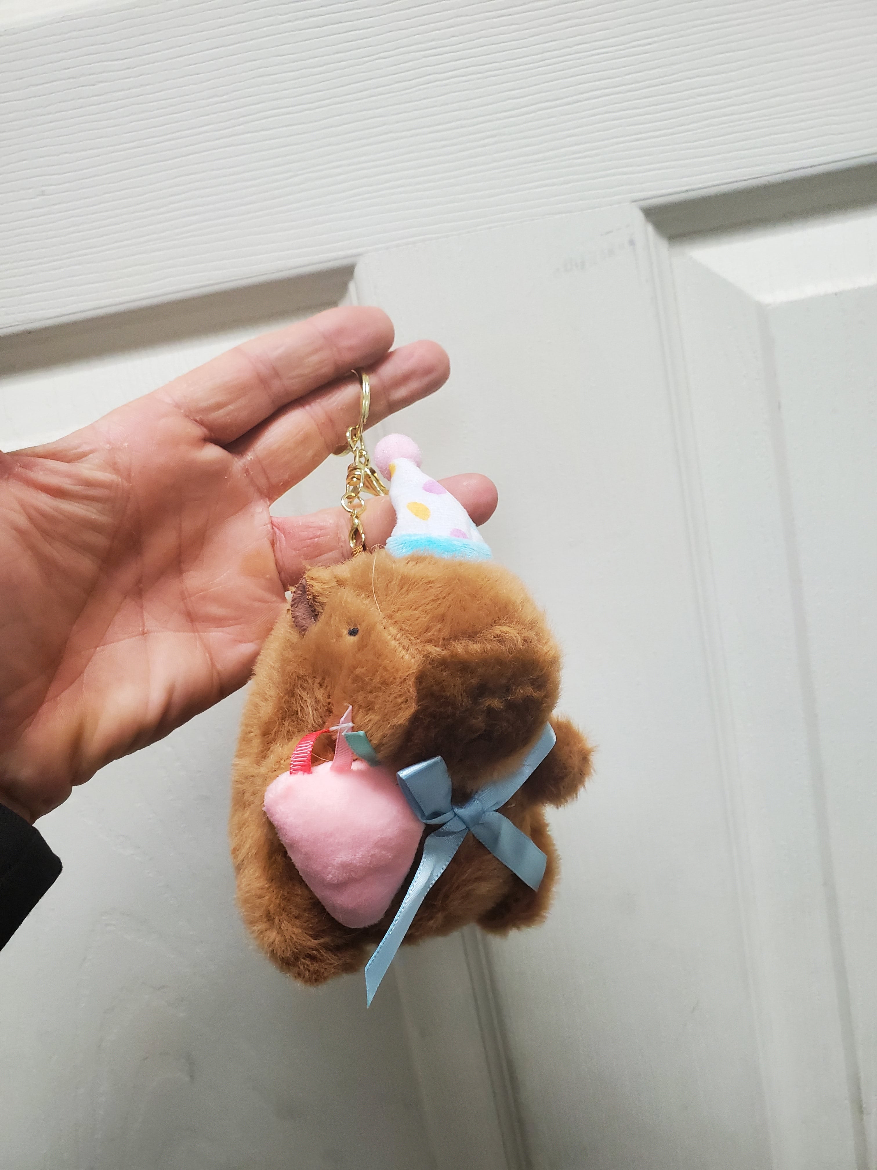 Capybara Stuffed Animals w/keychain Birthday
