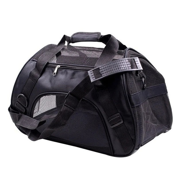 Pet Dog Outing Bag Carrying Bag Pet Bag Pet Backpack Dog Supplies Black