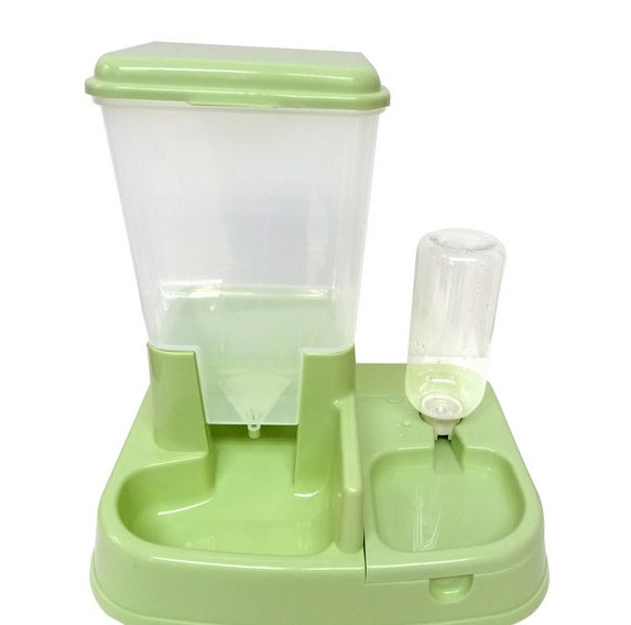 Automatic Feeder For Pets Green
