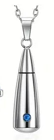Tear Drop Gem Ashes Necklace Pendant