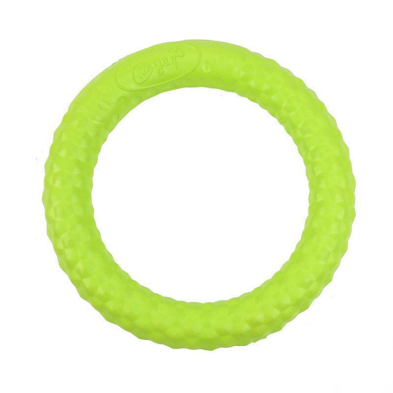 Dog Ball Toy Bite Resistance Puzzle Training Green ring large