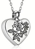 Rose's Heart Ashes Necklace Pendant