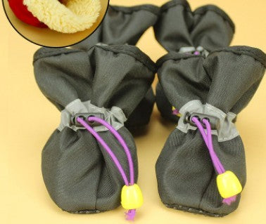 Pets, shoes, dogs, soft bottom shoes, size dogs, Teddy, home, antiskid shoes, and warm boots. Black B