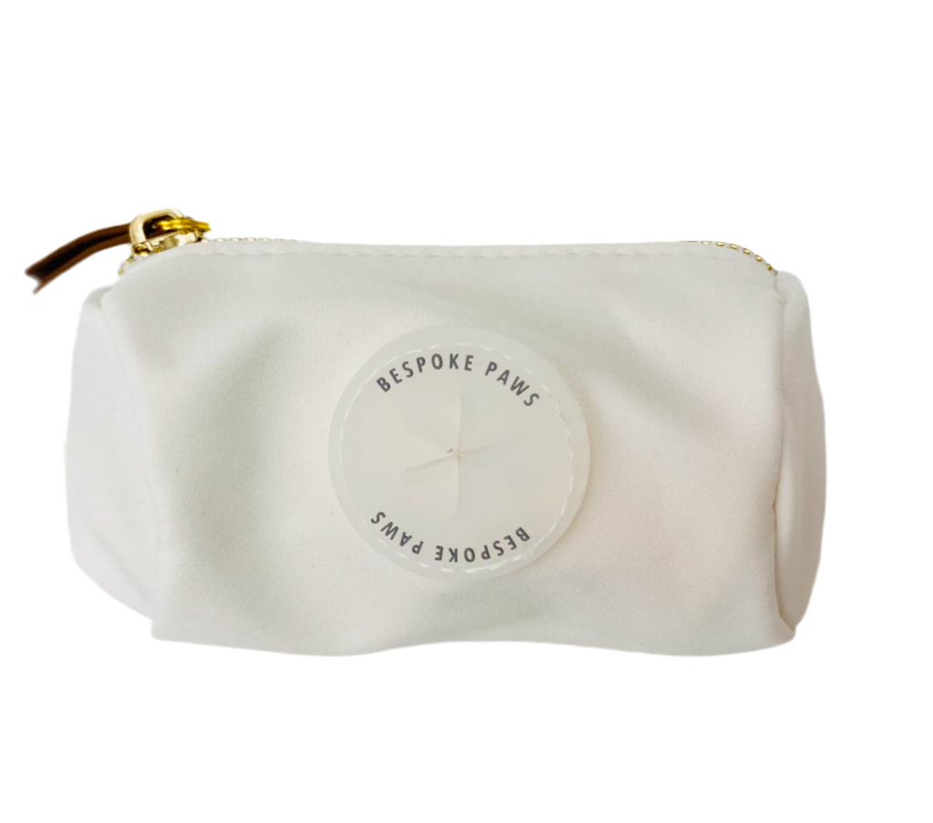 Pawsh Pouch—The Dangle-Free Waste Bag Dispenser Ivory Tan