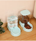 Large Capacity Dog Bowl 38L Combination Grain Bucket Pet Supplies Blue