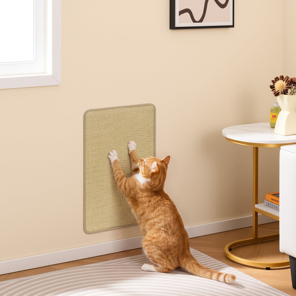 Cat Scratcher Mat Set - 6 Piece Natural Sisal Furniture Protector