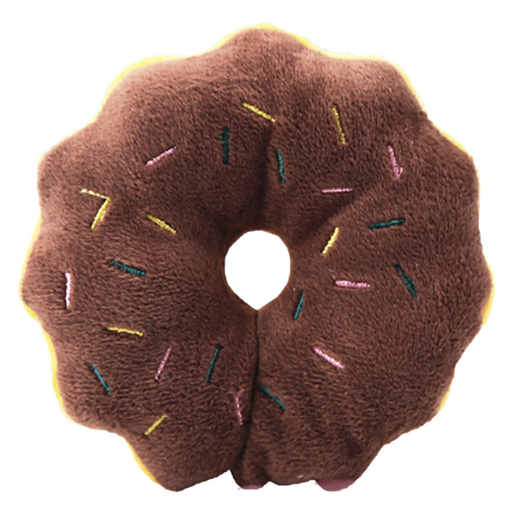 Gooddog, Dog, Plush Vocal Toys, Fruits, Cartoons, Pets, Cats, Toys, Pet Supplies Donut