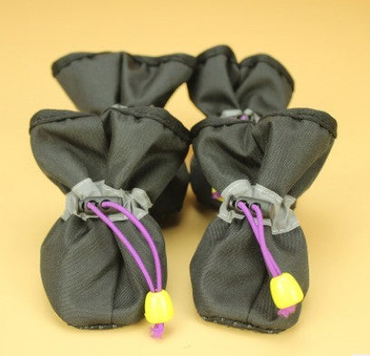 Pets, shoes, dogs, soft bottom shoes, size dogs, Teddy, home, antiskid shoes, and warm boots. Black A