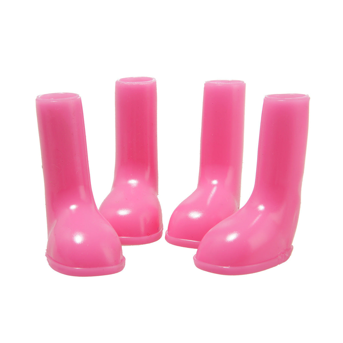 Waterproof rain shoes for pets Pink